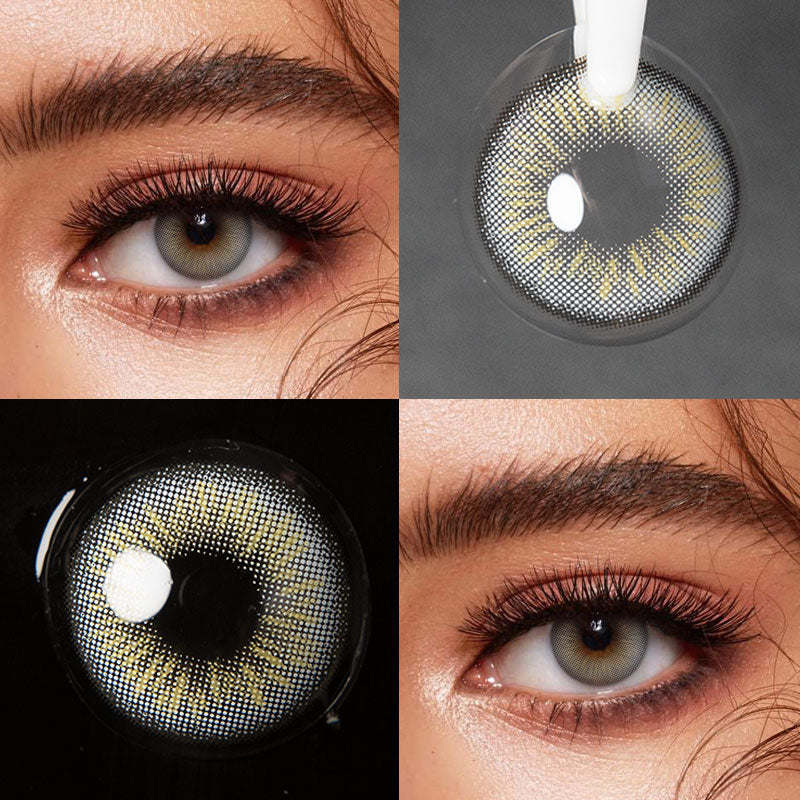Unibling Nowhere Grey Colored Contacts (Yearly)-unibling