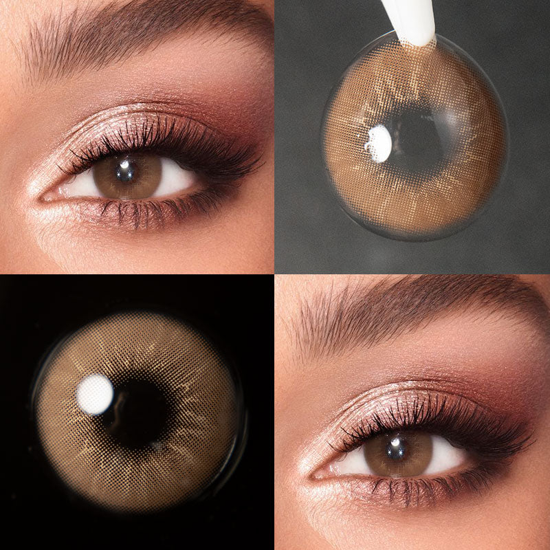Unibling Eros Brown Colored Contacts (Yearly)-unibling