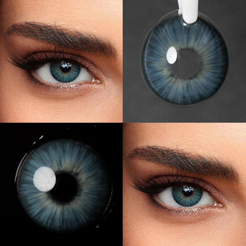 Unibling New York II Blue Colored Contacts (Yearly)-unibling