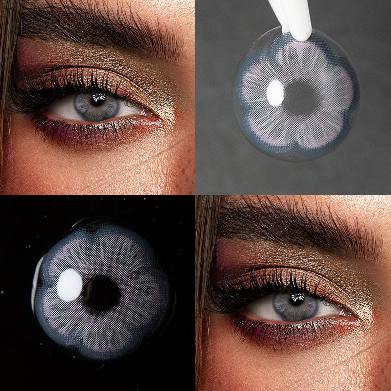 Unibling Sakura Grey Colored Contacts (Yearly)-unibling