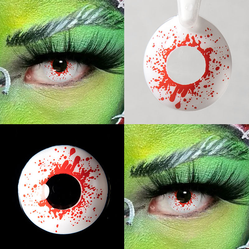 Unibling Halloween Reddish Colored Contacts-unibling