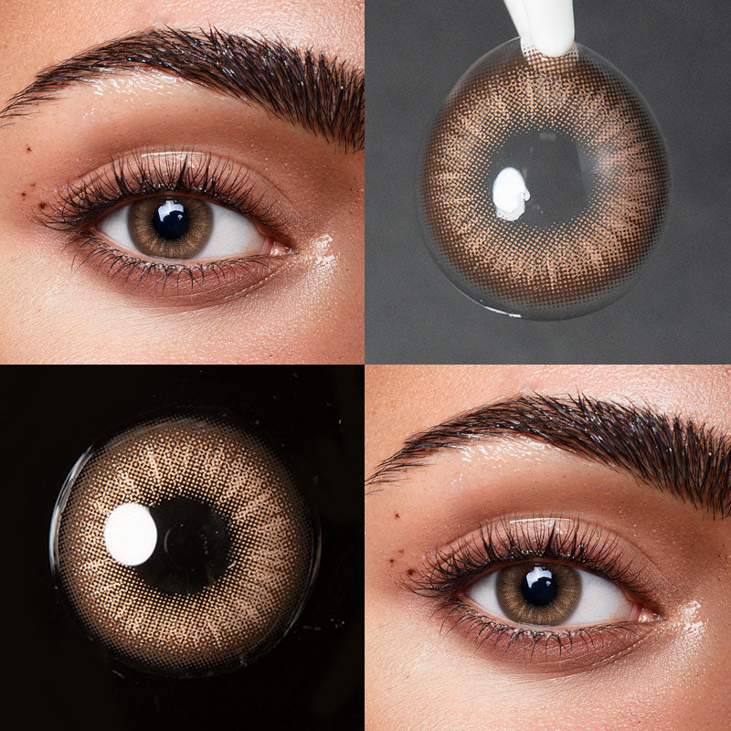 Unibling Savage Brown Colored Contacts (Yearly)-unibling
