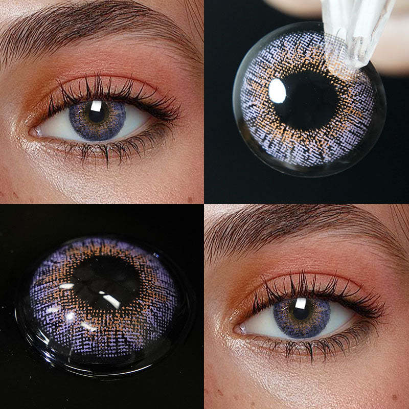 Pure Purple Contacts - Crystal-Like Eyes for You