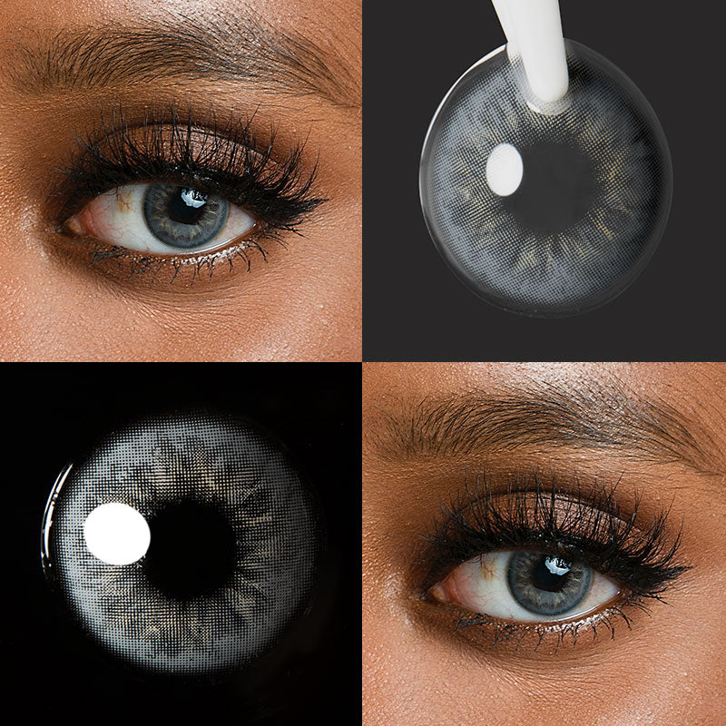 Unibling Uranus Grey Colored Contacts (Yearly)-unibling