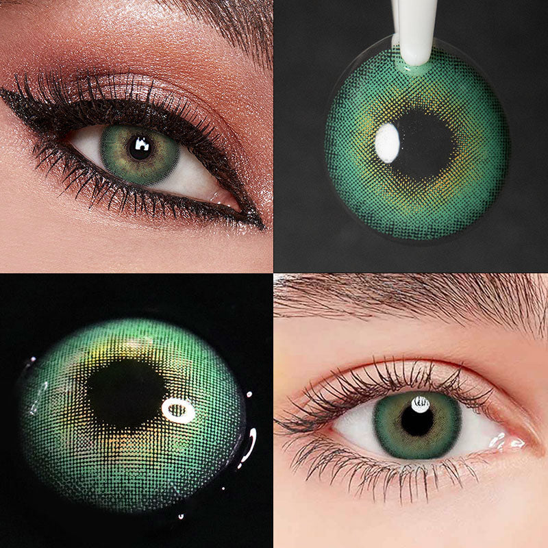Unibling Uranus Blue Colored Contacts (Yearly)  Colored contacts, Green  contacts lenses, Contact lenses colored