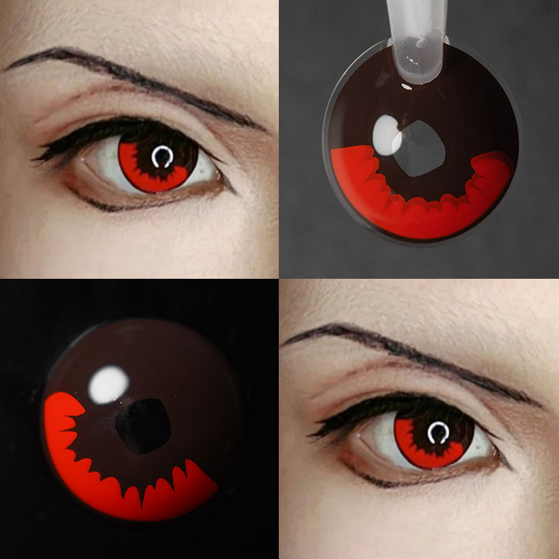 Unibling Demon Slayer Tanjiro Kamado- Black Colored Contacts-unibling