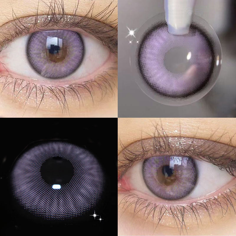Unibling Iceland Violet Colored Contacts (Yearly)-unibling