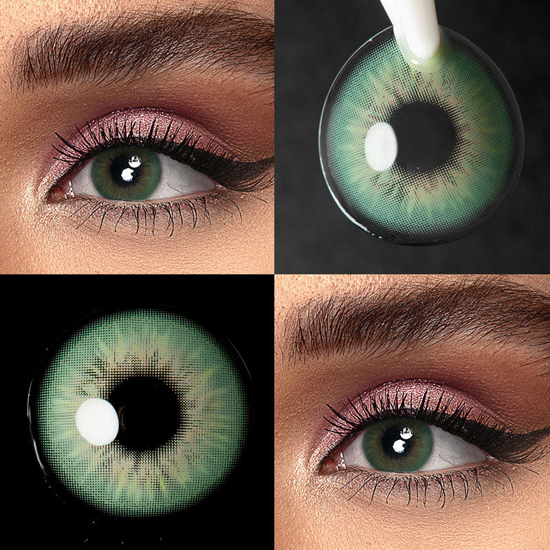 Unibling Sin Green Colored Contacts (Yearly)-unibling