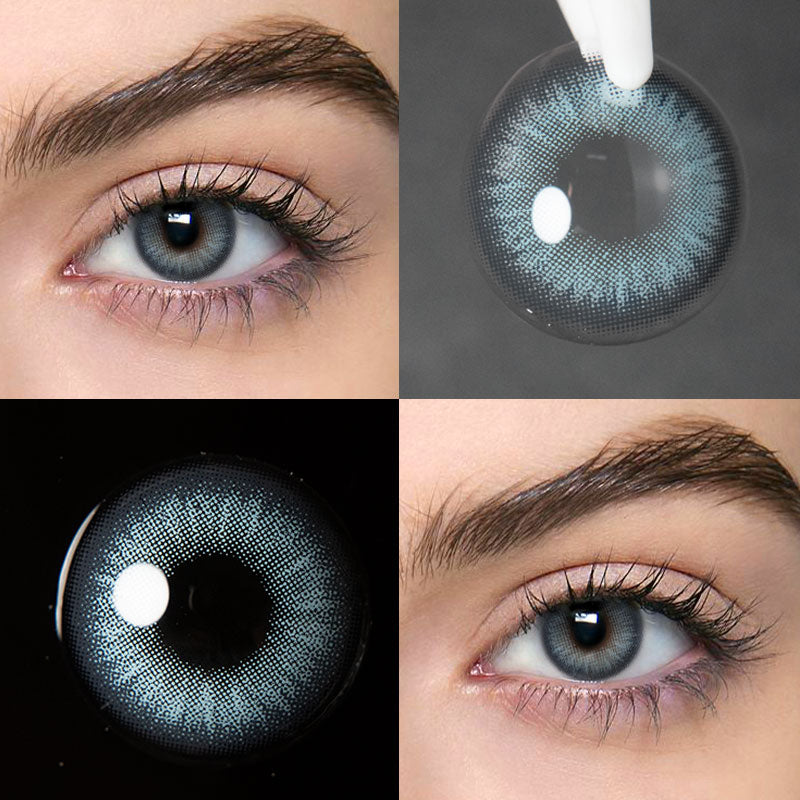 Unibling Savage Blue Colored Contacts (Yearly)-unibling