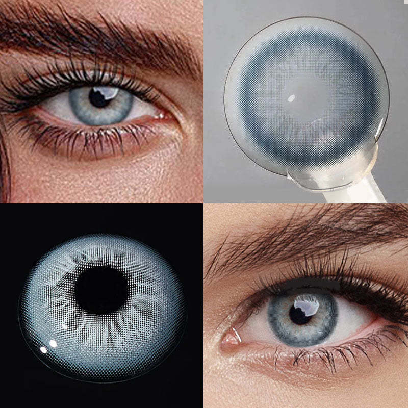 Unibling Glacier Blue Colored Contacts (Yearly)