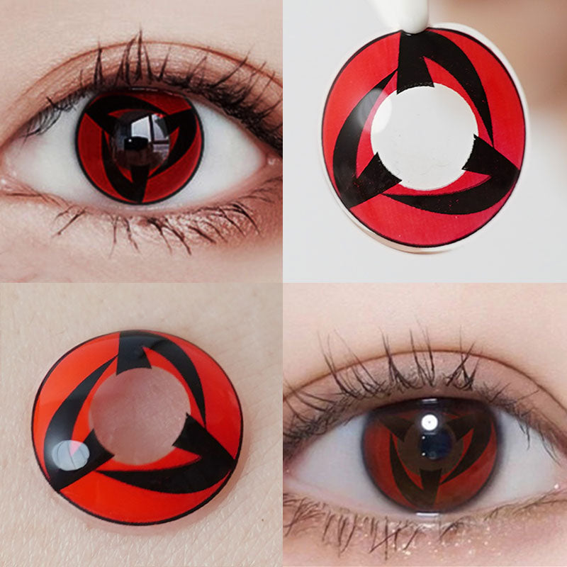 Unibling Kakashi's Mangekyo Sharingan Colored Contacts (Yearly)-unibling