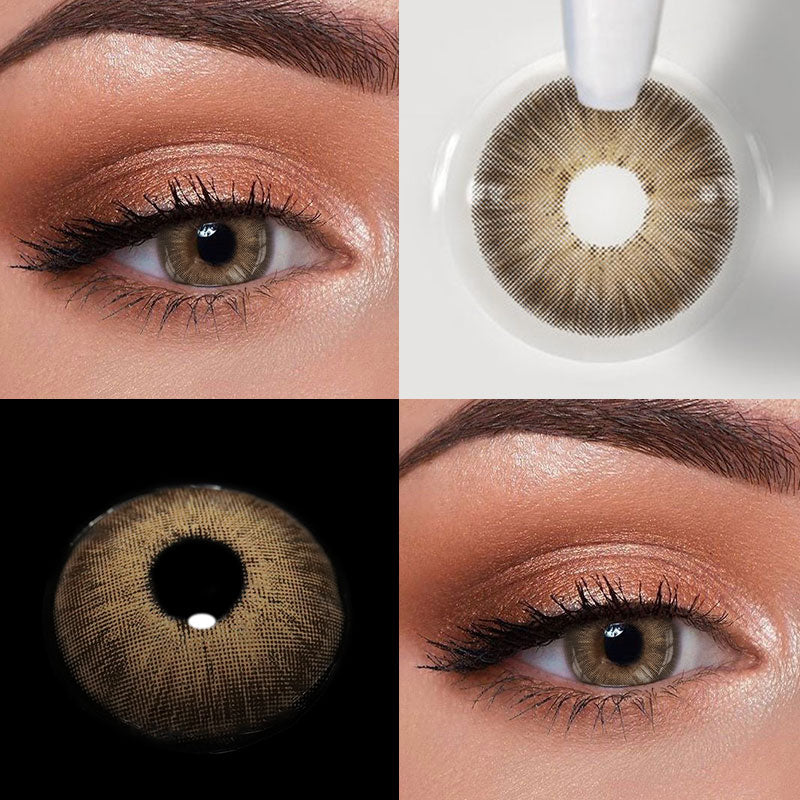 Unibling Jupiter Brown Colored Contacts (Yearly)-unibling