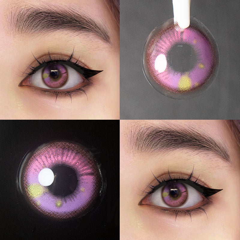 Sailor Moon Kitty Violet Colored Contacts [Yearly] - Unibling