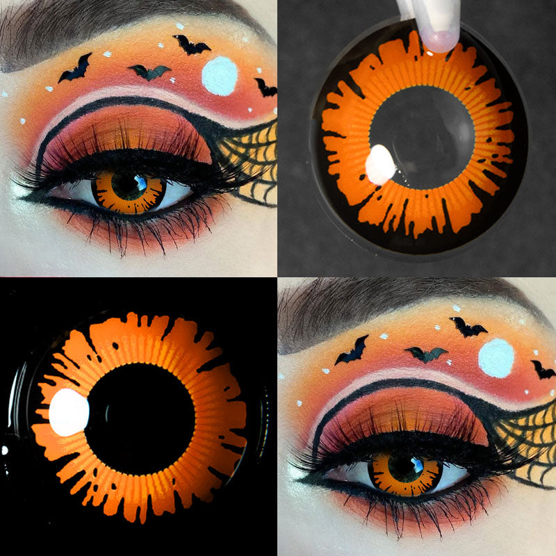 Unibling Orange Wizards Colored Contacts (Yearly)-unibling