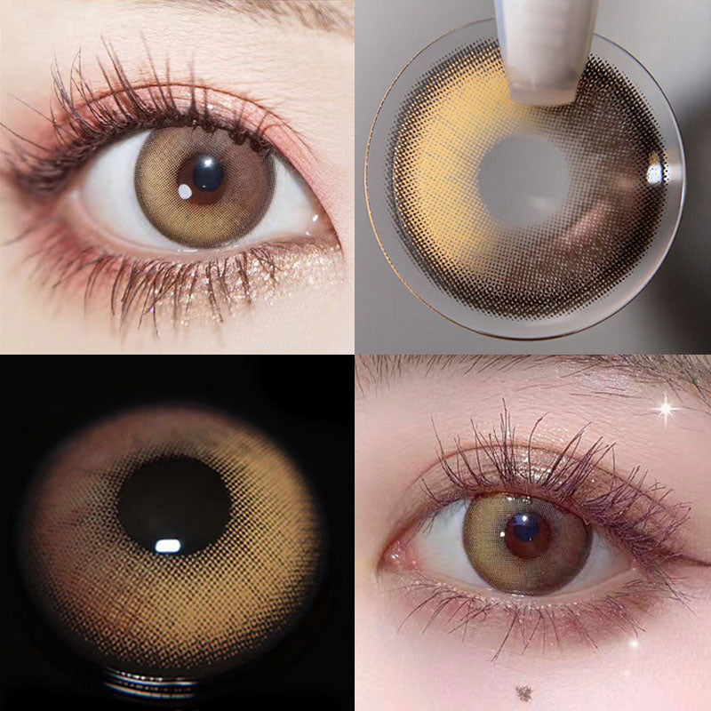 Unibling Creamy Highlights Yellow Colored Contacts (Yearly)-unibling