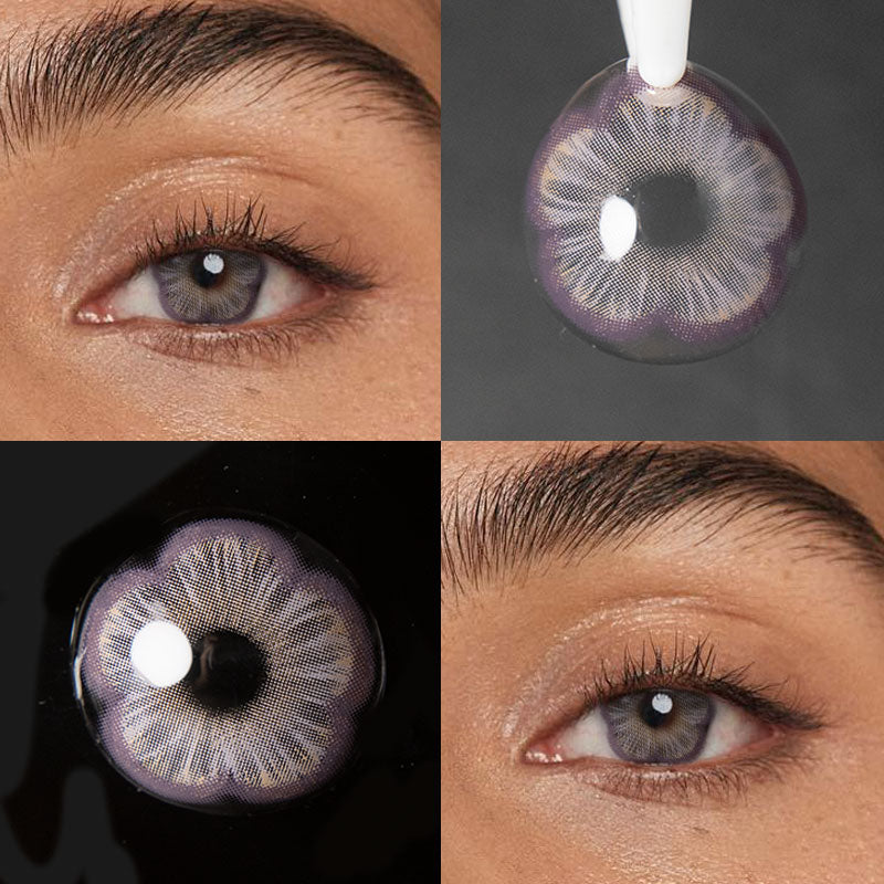 Unibling Sakura Violet Colored Contacts (Yearly)-unibling