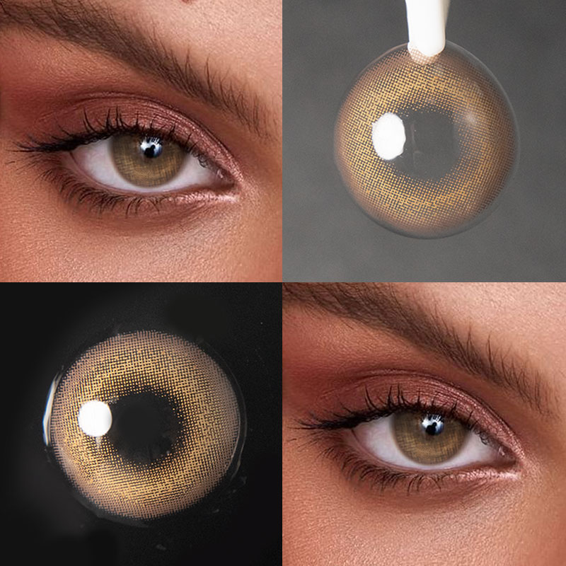 Unibling Satellite Brown Colored Contacts (Yearly)-unibling