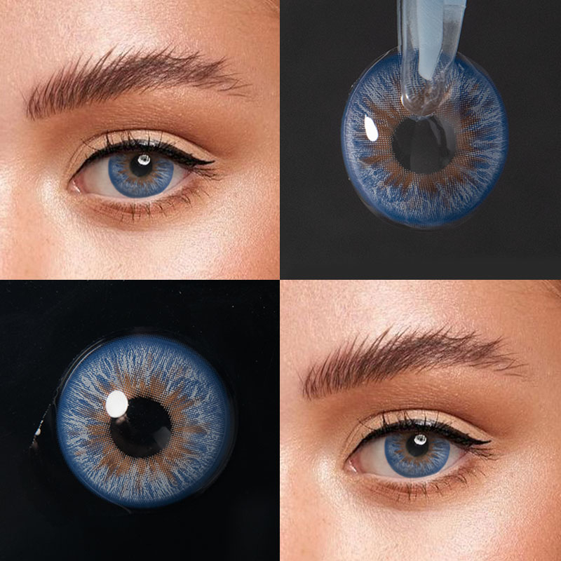 Peacock Blue Colored Contacts (Yearly)Unibling