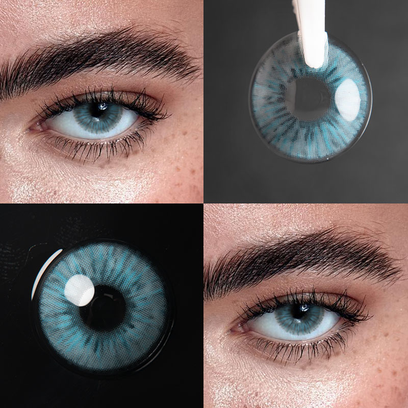 Unibling Angeles Blue Colored Contacts (Yearly)