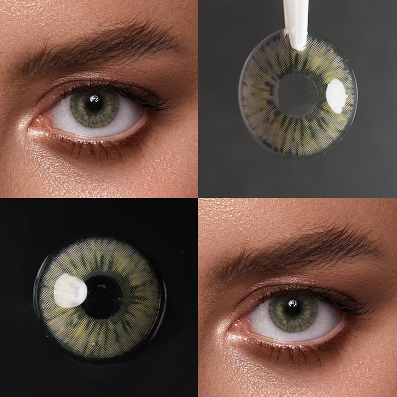 Unibling Angeles Green Colored Contacts (Yearly)