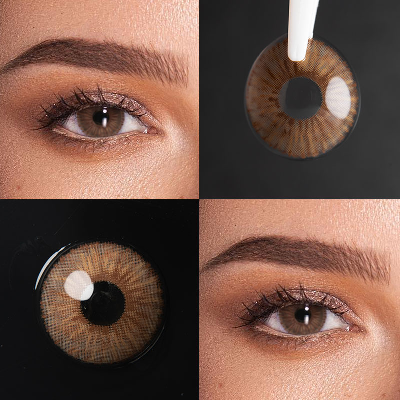 Unibling Angeles Brown Colored Contacts (Yearly)