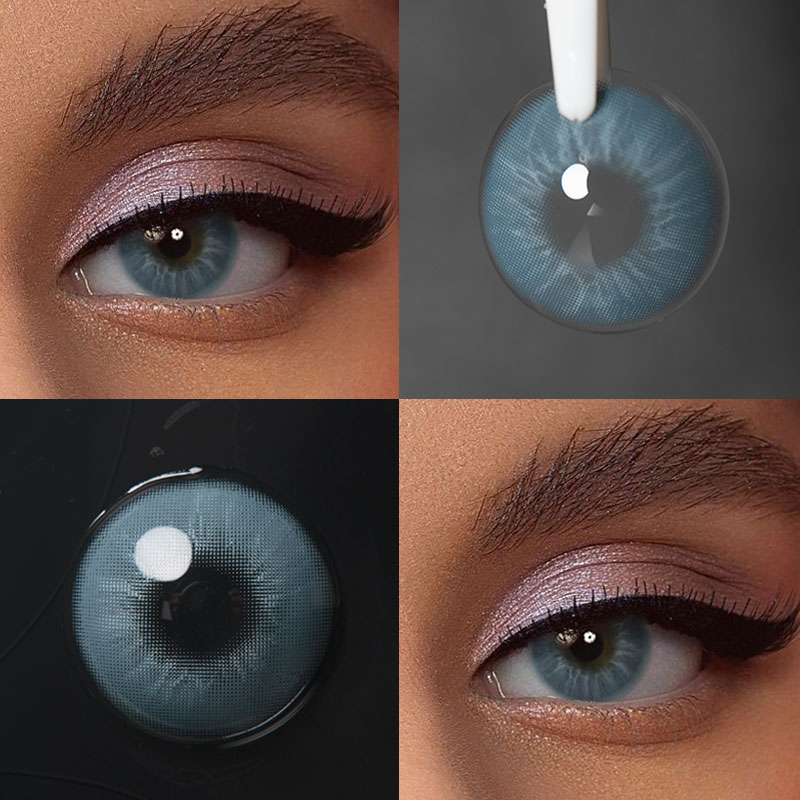 Blue Colored Contacts: Unibling Eros Blue - Enchanting Vision