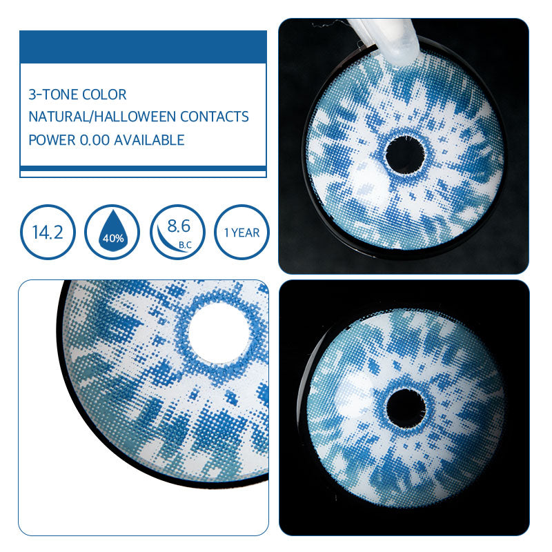 Unibling Jujutsu Kaisen Satoru Gojo Colored Contacts (Yearly)-unibling