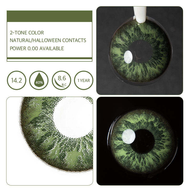 Marble Green Contacts Enhance Your Eyes with Unibling