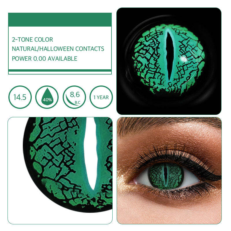 Lizard Eye Green Contacts - Unleash Energy and Mystery