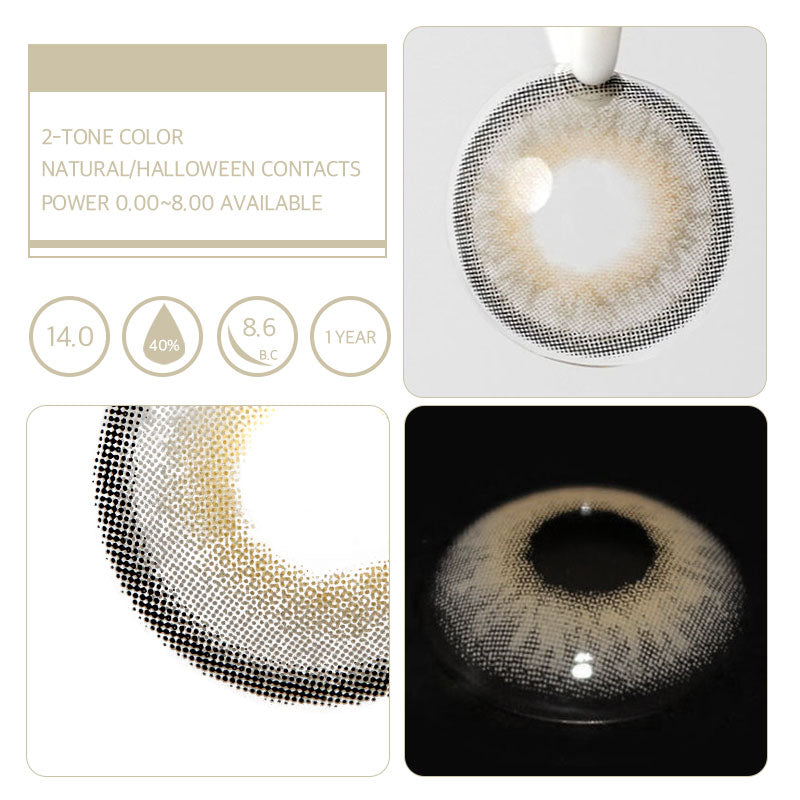 Unibling Like a Stone Colored Contacts (Yearly)-unibling