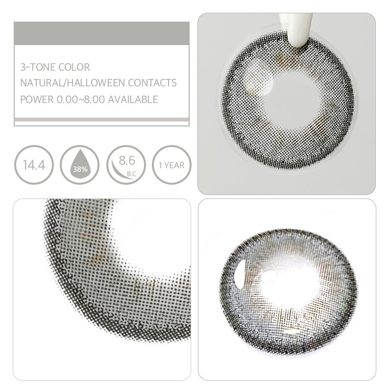 Unibling Snowflake Crystal Ball Colored Contacts (Yearly)-unibling