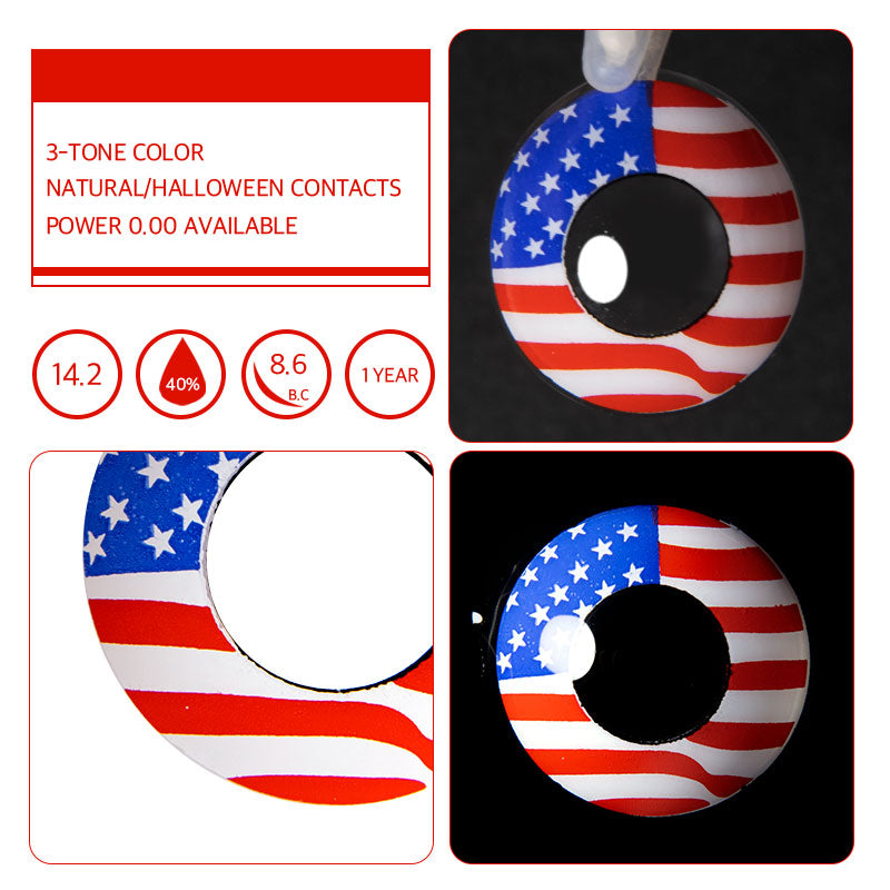 Unibling United State Colored Contacts(Yearly)-unibling