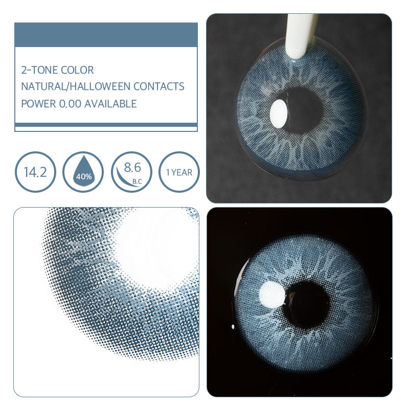 Unibling Aegean Velvet Colored Contacts (Yearly)-unibling
