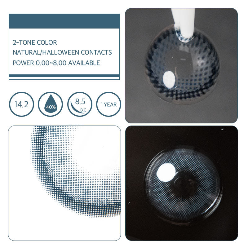 Deepsea Glaze Colored Contacts [Yearly] - Unibling