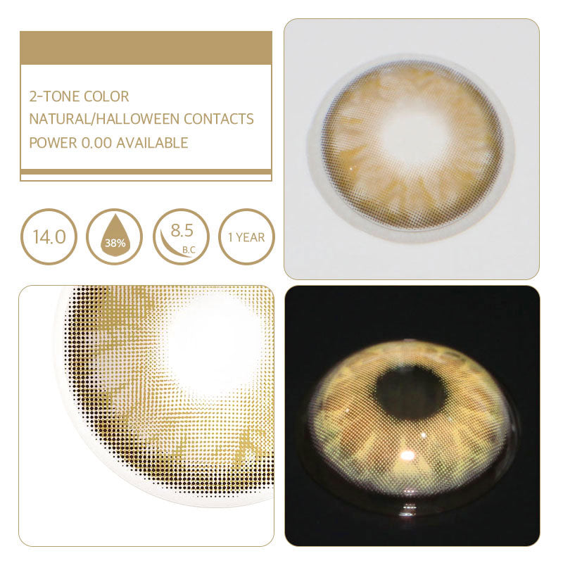 Flash Sale Unibling Gem Brown Colored Contacts (Yearly)-unibling