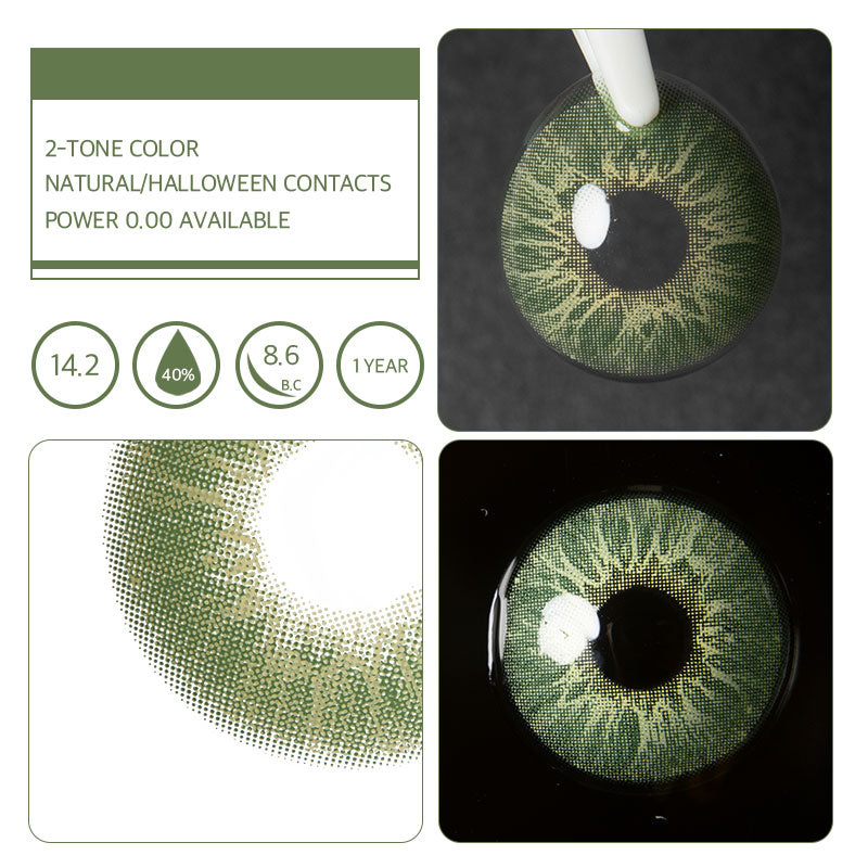 Unibling Teal Velvet Contact Lenses (Yearly)-unibling
