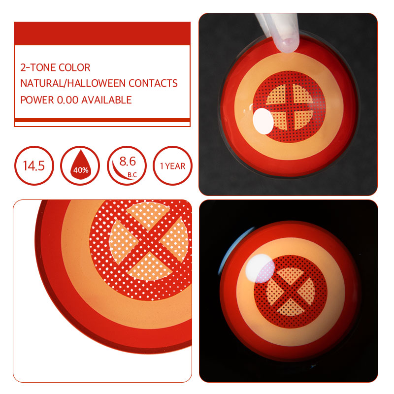 Unibling Chainsaw Man Power Blood Devil Colored Contacts-unibling