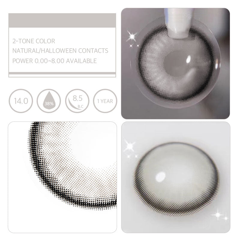 Unibling Iceland Silver Colored Contacts (Yearly)-unibling