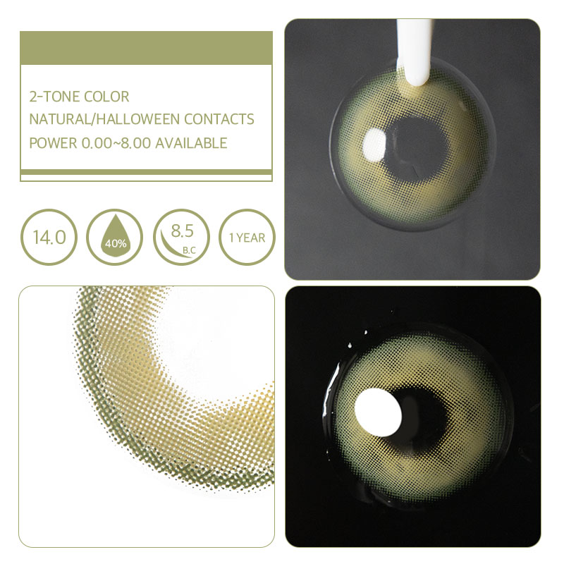 Unibling Marina Green Colored Contacts (Yearly)