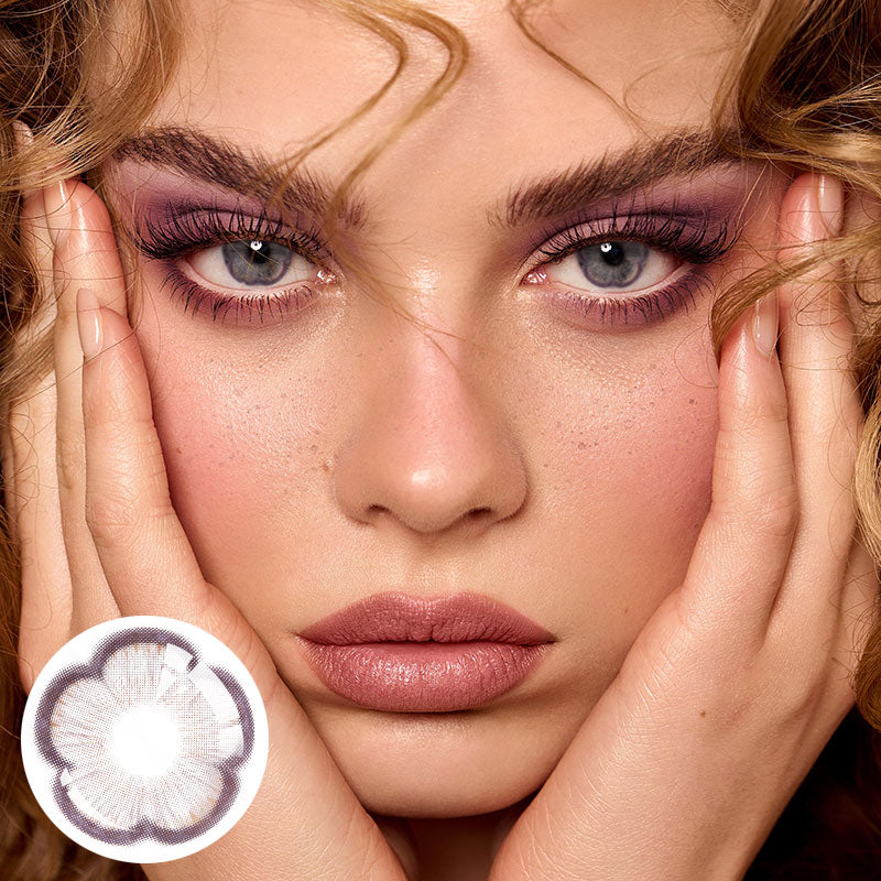 Unibling Sakura Violet Colored Contacts (Yearly)-unibling