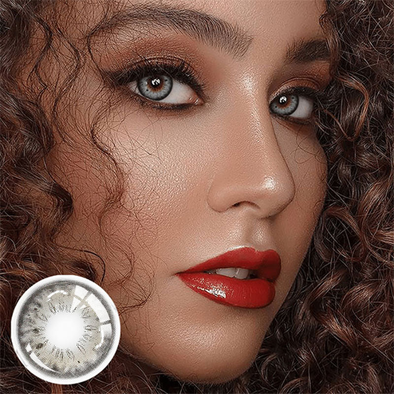 Unibling Iffy Grey Colored Contacts (Yearly)-unibling