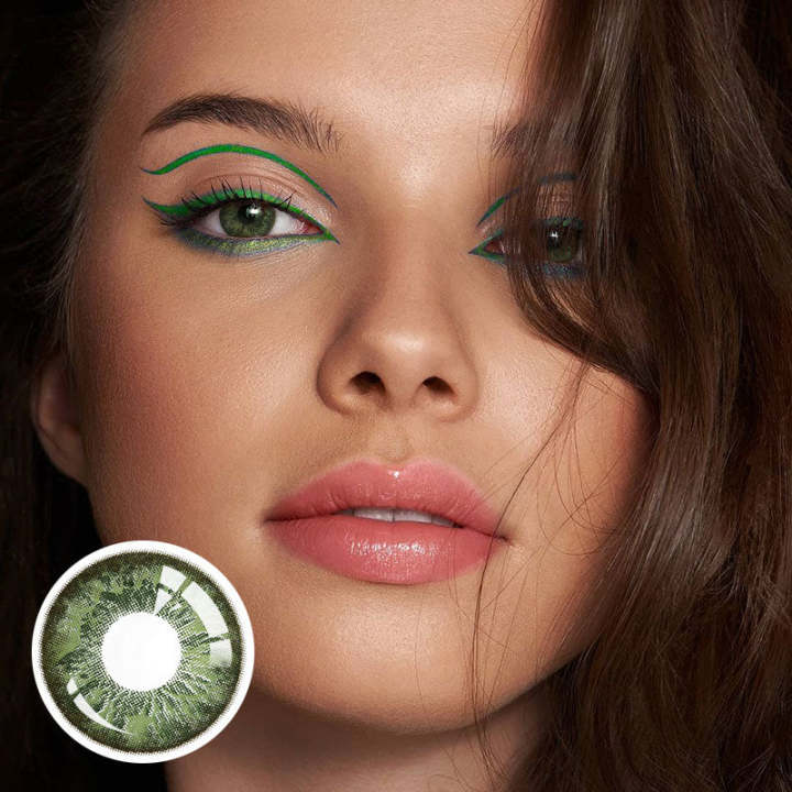 Marble Green Contacts Enhance Your Eyes with Unibling