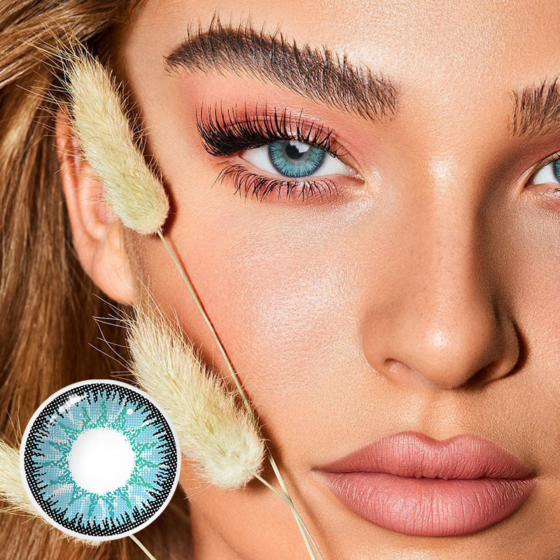 Unibling Vika Blue Colored Contacts (Yearly)-unibling