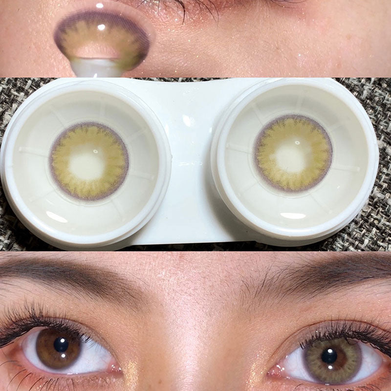 Unibling Diamond Aqua Colored Contacts (Yearly)-unibling
