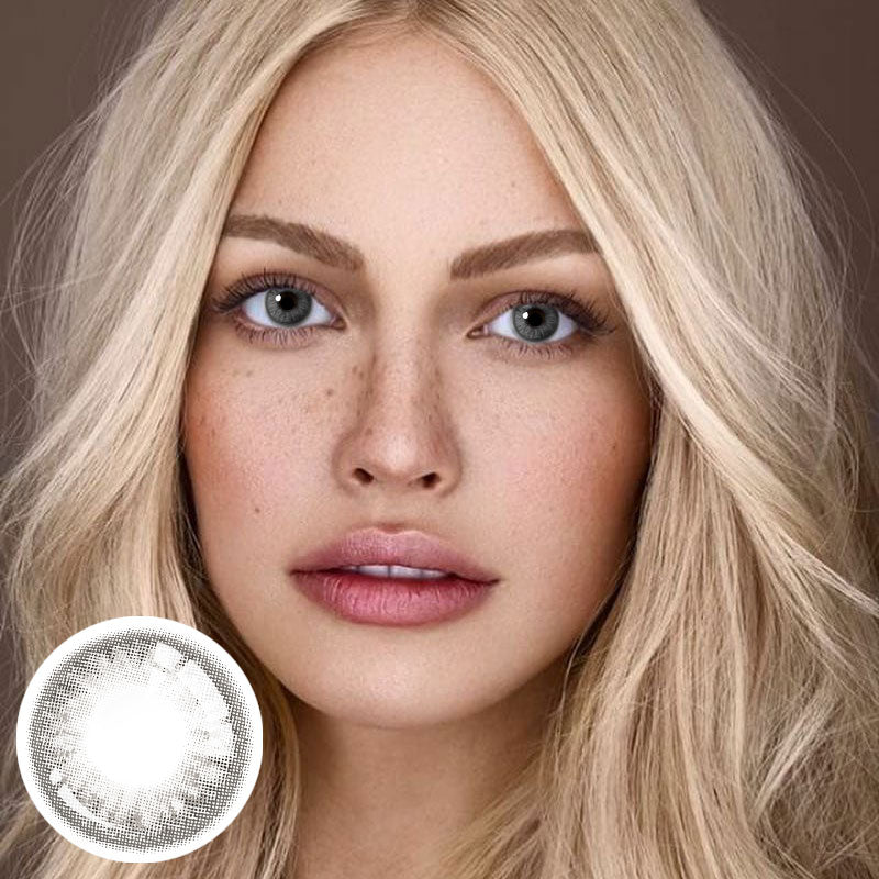 Unibling Diamond Grey Colored Contacts (Yearly)-unibling