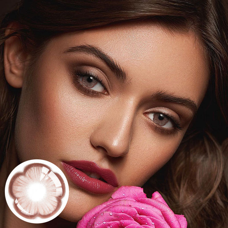 Unibling Sakura Red Colored Contacts (Yearly)-unibling