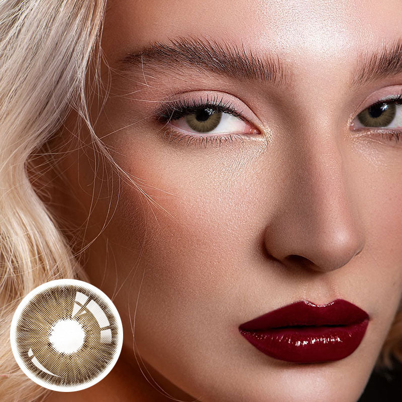 Unibling Jupiter Brown Colored Contacts (Yearly)-unibling