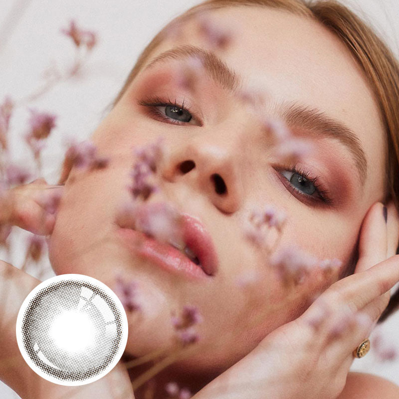 Unibling Saturn Gray Colored Contacts (Yearly)-unibling