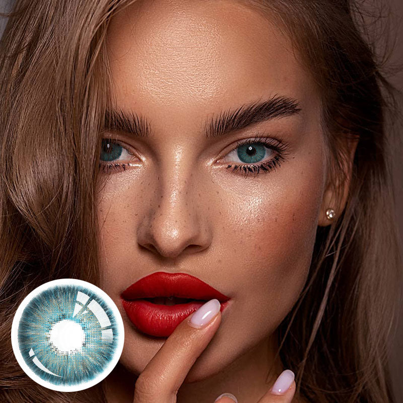 Unibling Jupiter Blue Colored Contacts (Yearly)-unibling