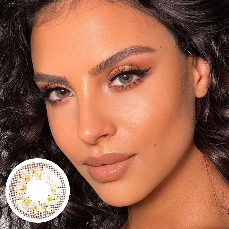 Unibling Barbie Brown Colored Contacts (Yearly)-unibling